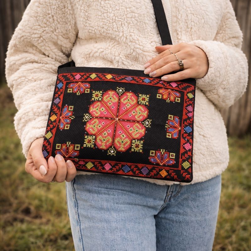 Traditional embroidered bag