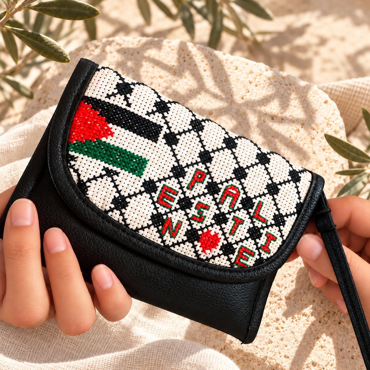 Palestine Keffiyeh Purse - Image 7