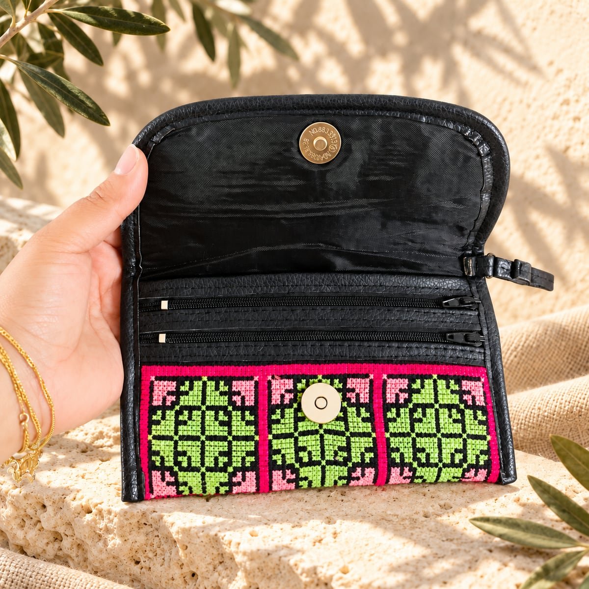 Green Pink Purse - Image 5
