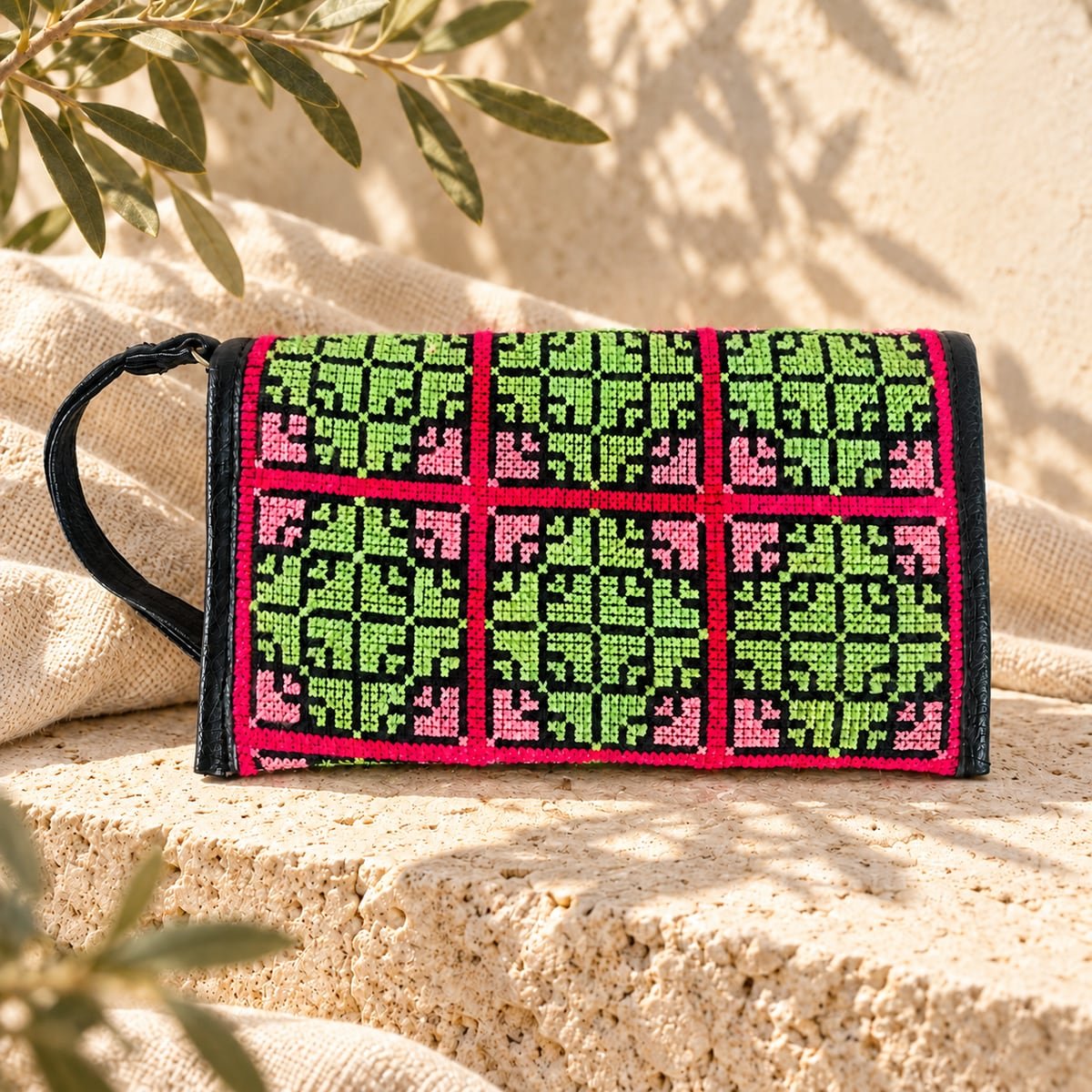 Green Pink Purse - Image 7