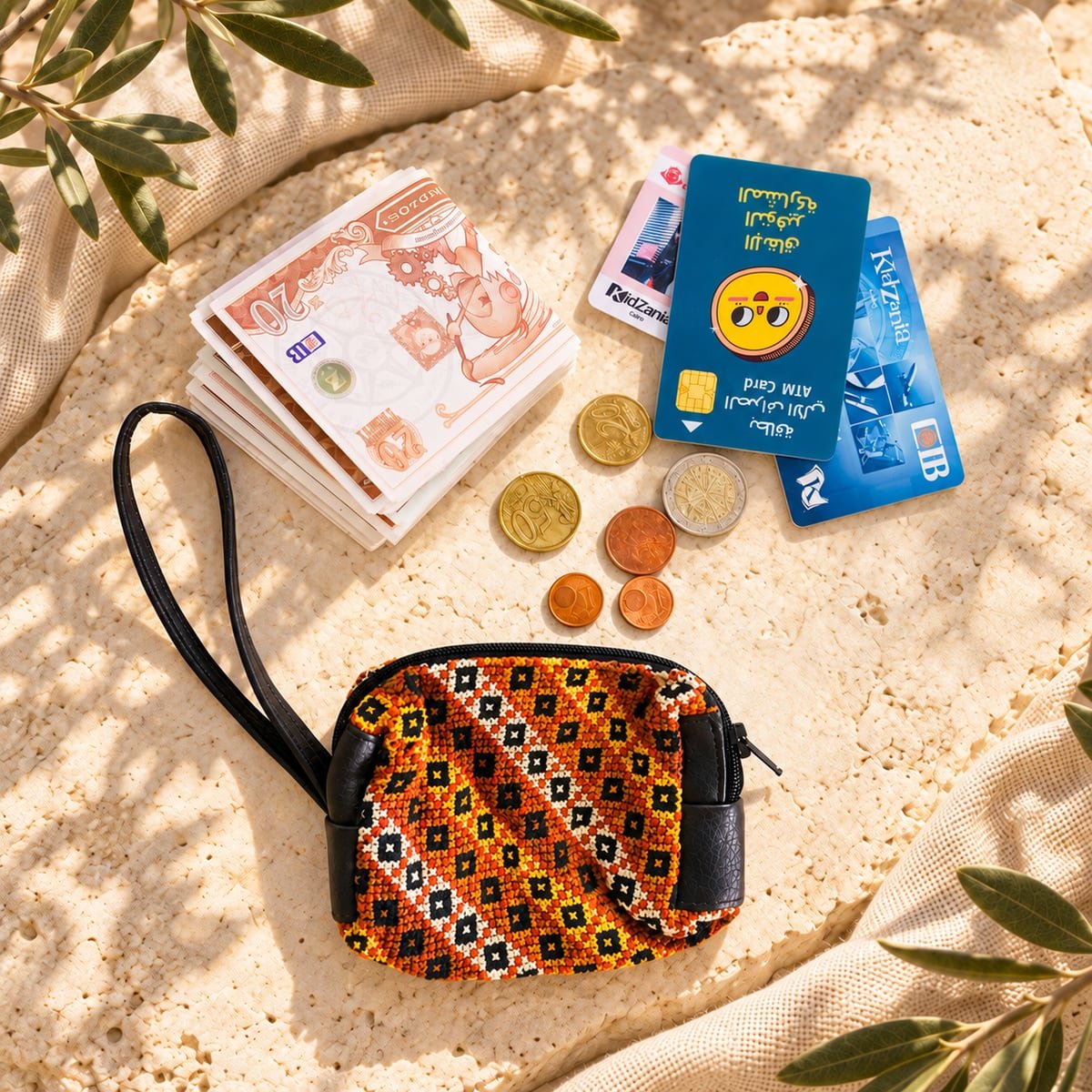 Golden Tatreez Wristlet - Image 5