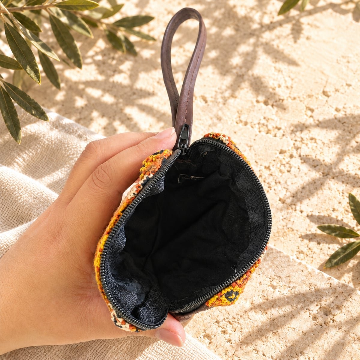 Golden Tatreez Wristlet - Image 6